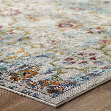 Success Manuka Distressed Vintage Floral Lattice 4x6 Area Rug