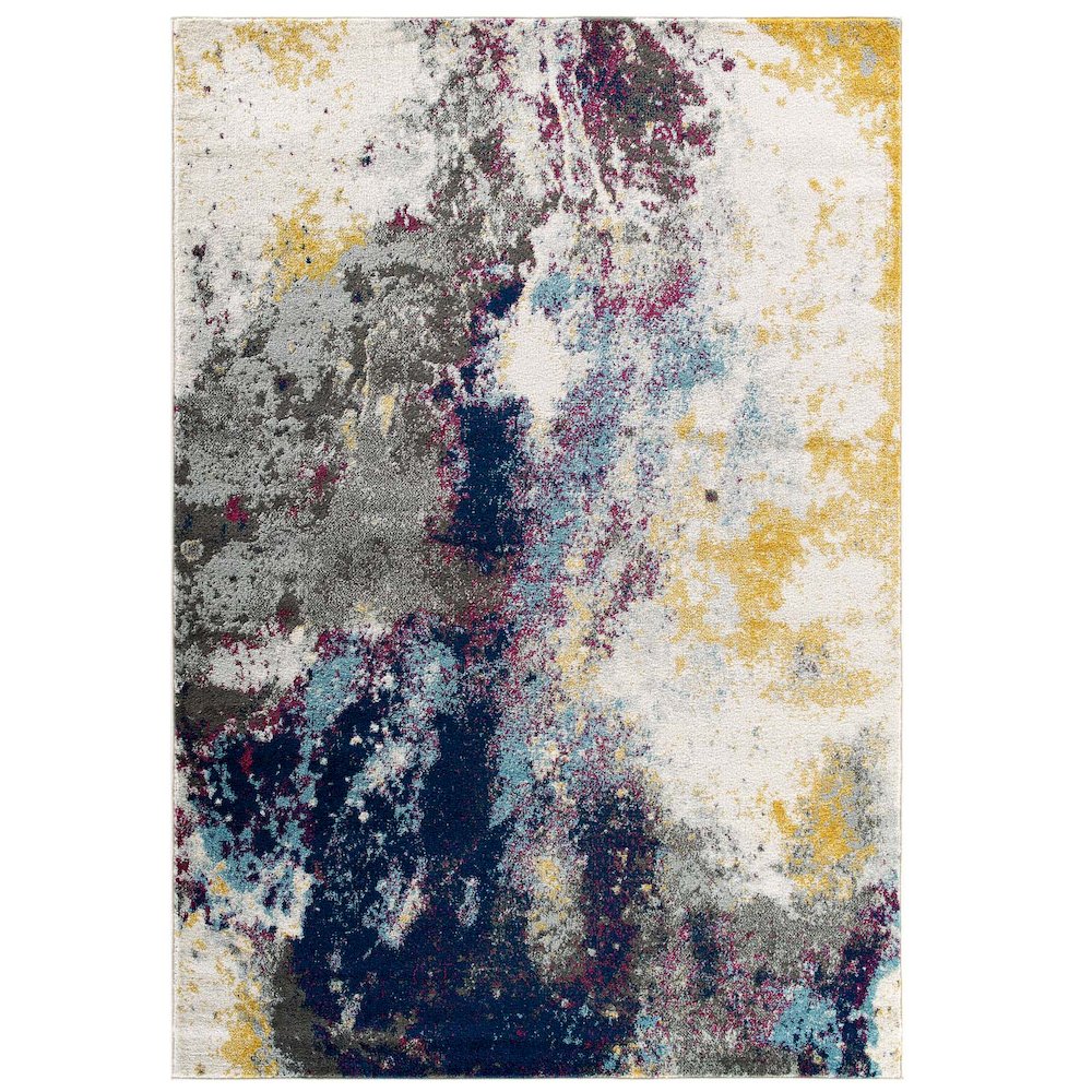 Entourage Adeline Contemporary Modern Abstract 8x10 Area Rug
