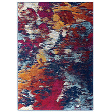 Entourage Foliage Contemporary Modern Abstract 5x8 Area Rug