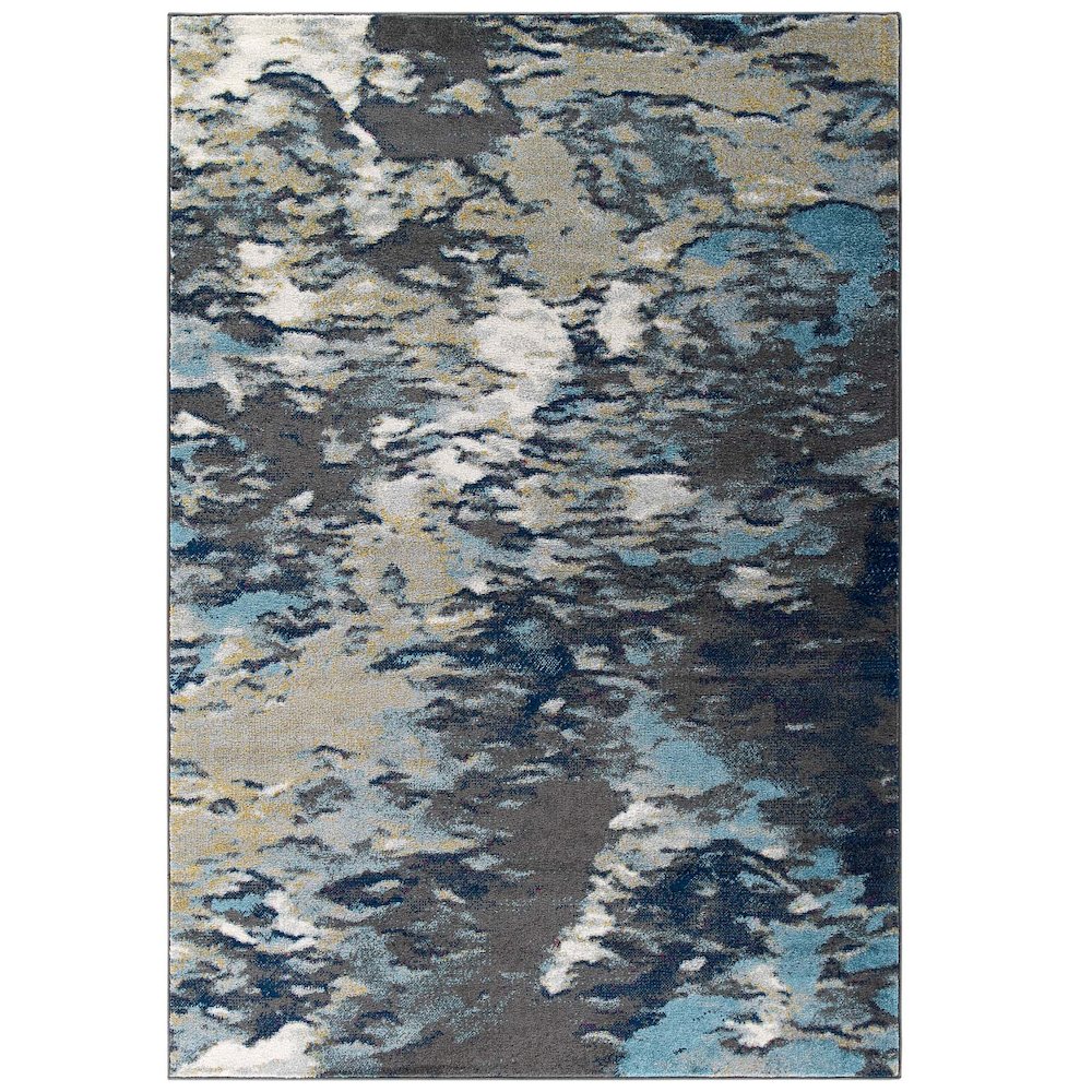 Entourage Foliage Contemporary Modern Abstract 8x10 Area Rug
