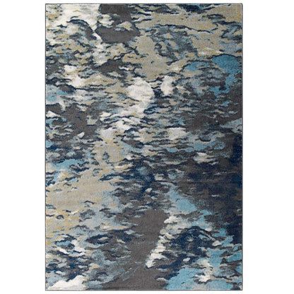 Entourage Foliage Contemporary Modern Abstract 8x10 Area Rug