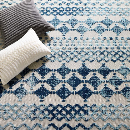 Reflect Giada Abstract Diamond Moroccan Trellis 5x8 Indoor/Outdoor Area Rug