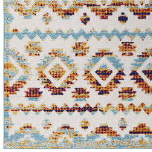 Reflect Takara Abstract Diamond Moroccan Trellis 5x8 Indoor and Outdoor Area Rug