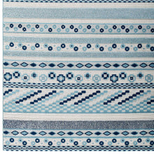 Cadhla Vintage Abstract Geometric Lattice 8x10 Indoor and Outdoor Area Rug