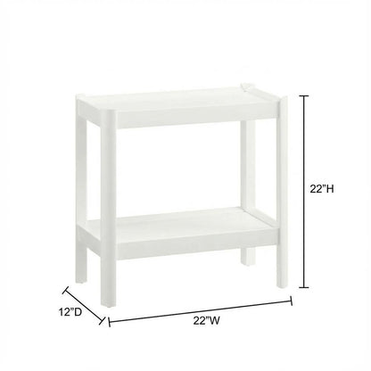 White Nightstand, Modern, Transitional Styles, Sleek Design, for Bedroom