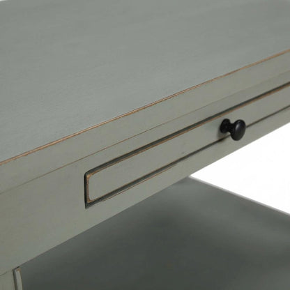 Antique Grey Storage Nightstand with Spacious Drawer and Modern Design