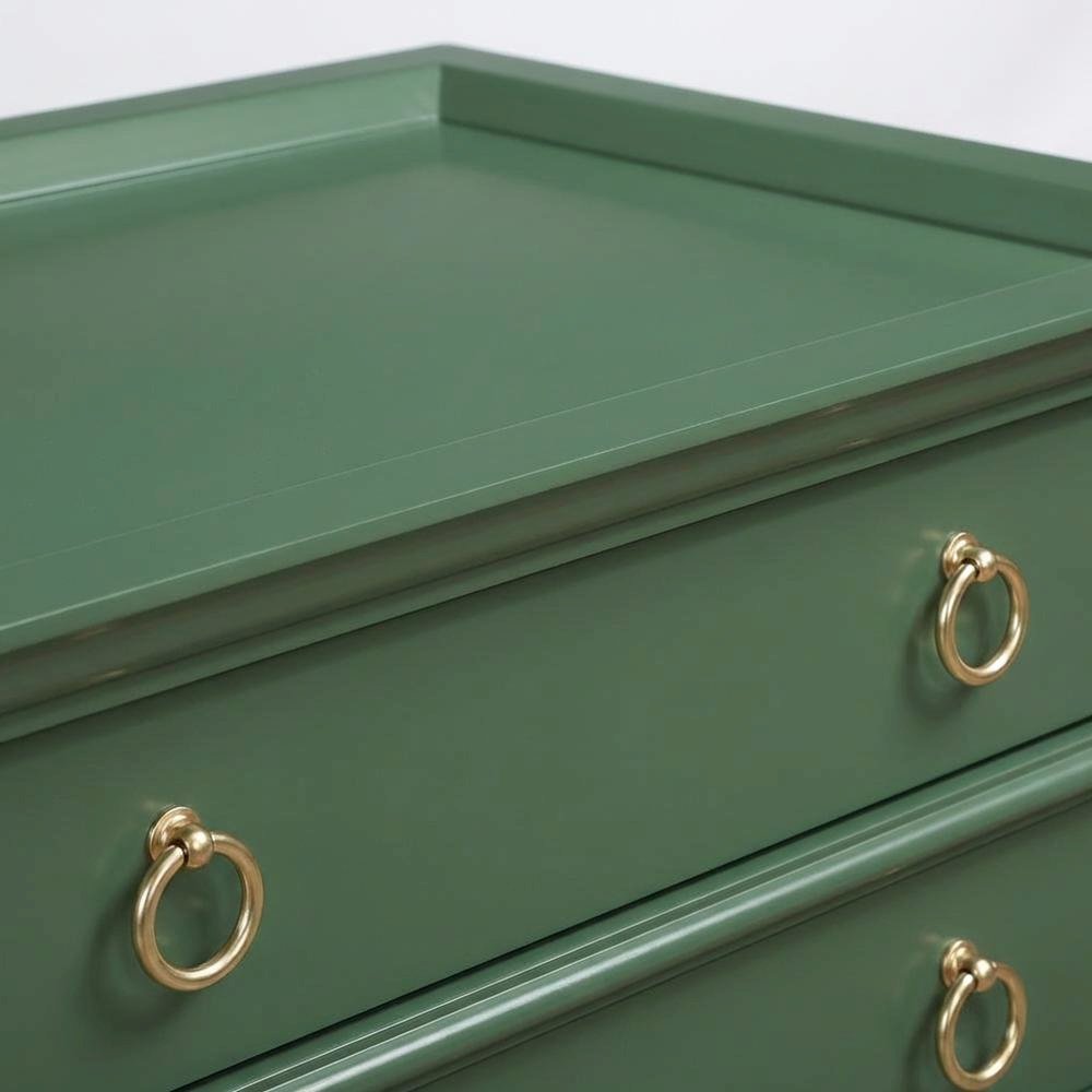 Nightstand with Tray Top, Modern Style and 2 Drawers