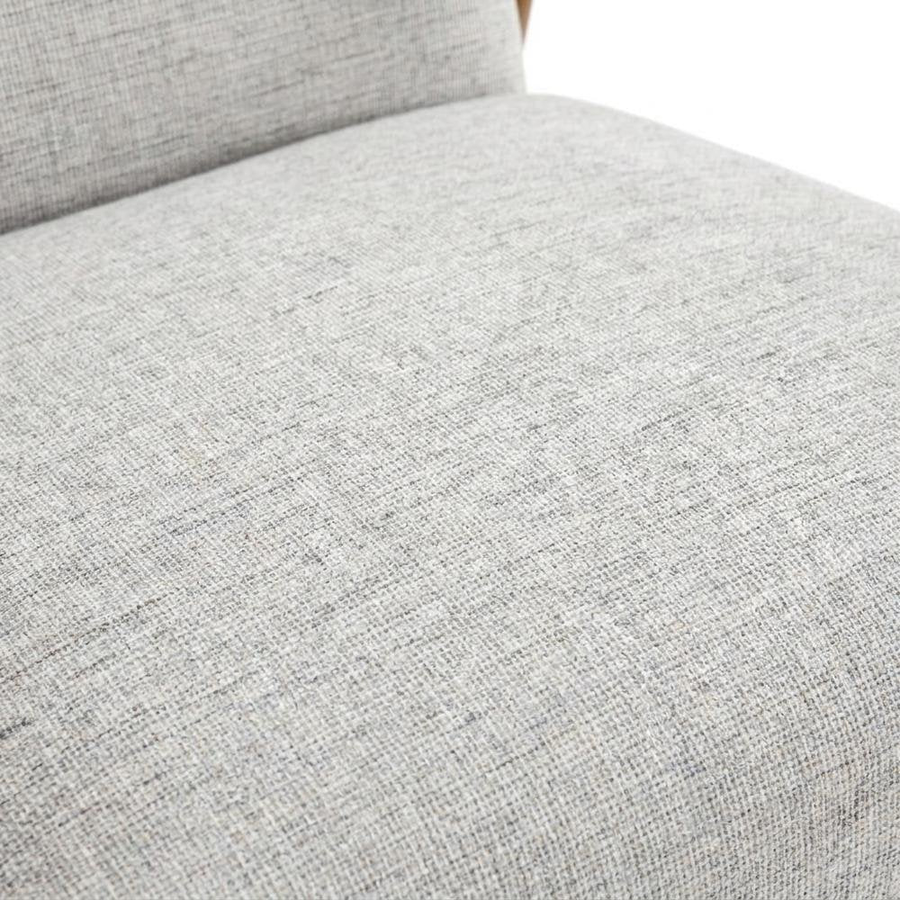Performance Fabric Push Back Recliner Chair with Wood Arms for Living Room