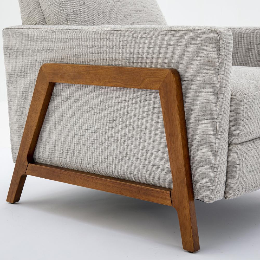 Veneto Push Back Recliner in Performance Fabric - Sea Oat