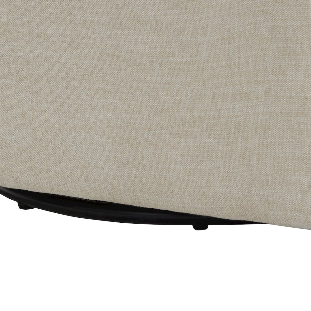 Tolland Swivel Accent Chair with Nailhead Trim - Sand