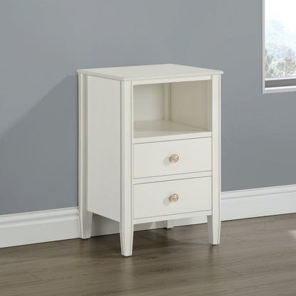 Winsley 2-drawer storage Nightstand - Antique White