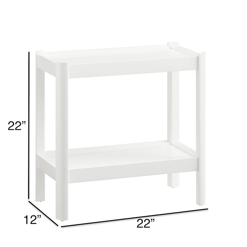 Yukon White Nightstand