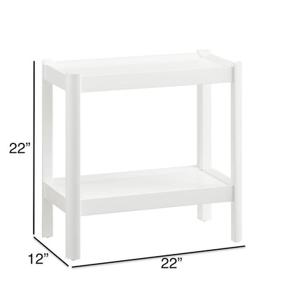 Yukon White Nightstand