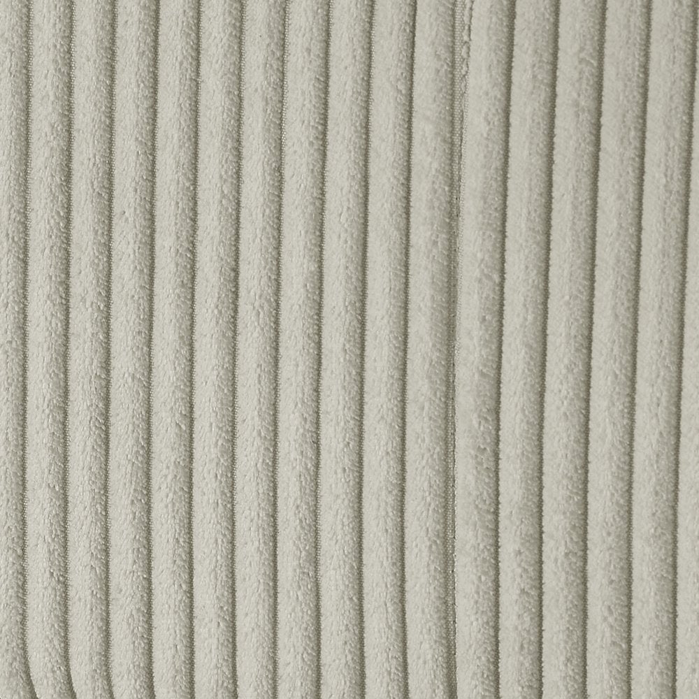 Casella Beige Corduroy Ottoman