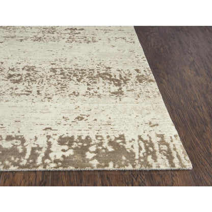 Hybrid Cut Pile Wool/ Tencel Rug, 10' x 13'