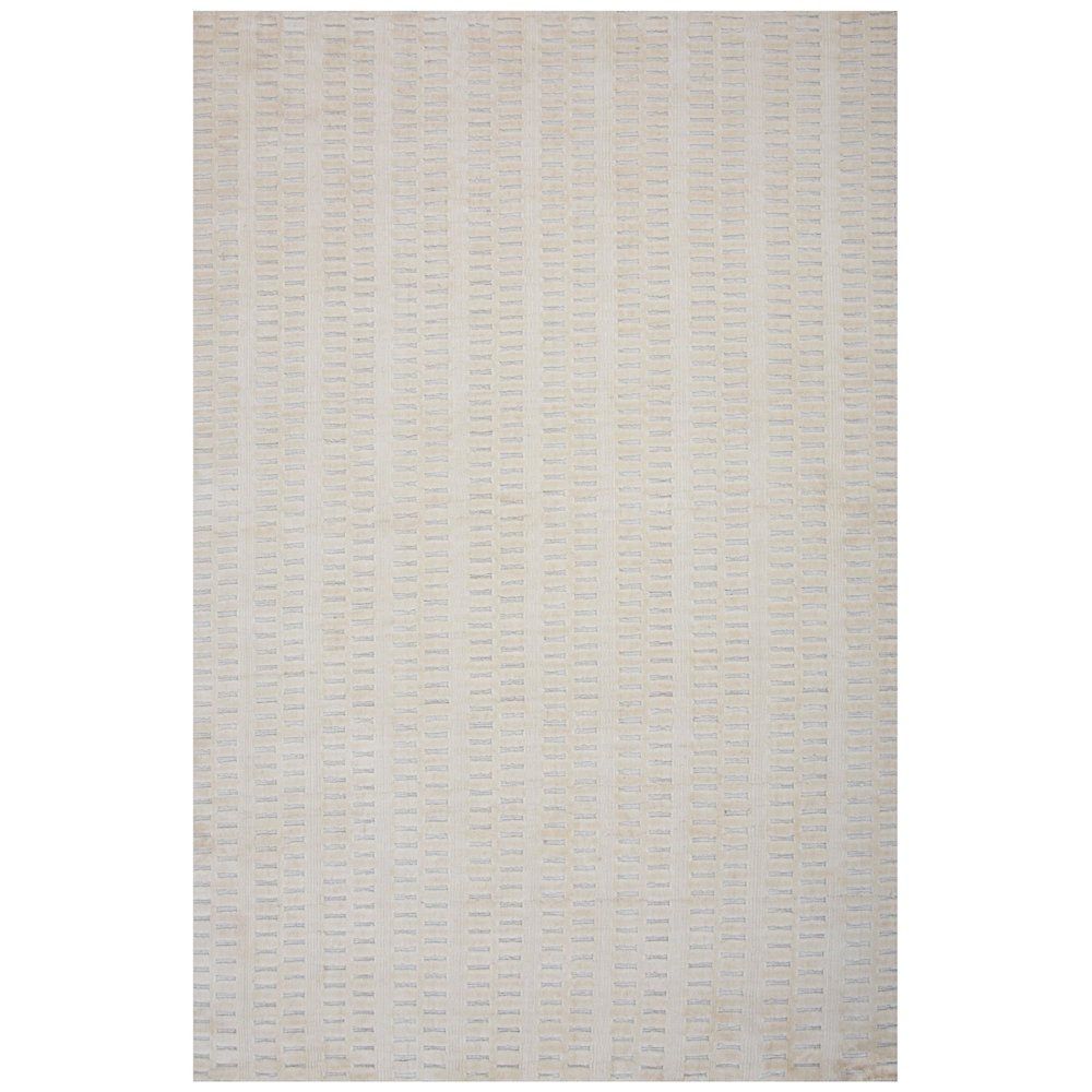 5' x 8' Cut High Low Pile Hand Loomed Rug