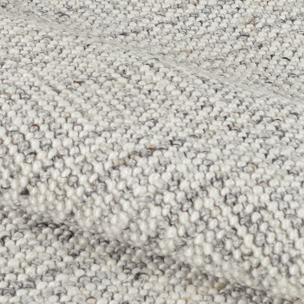 Casual Solid 5' x 8' Rug, Gray