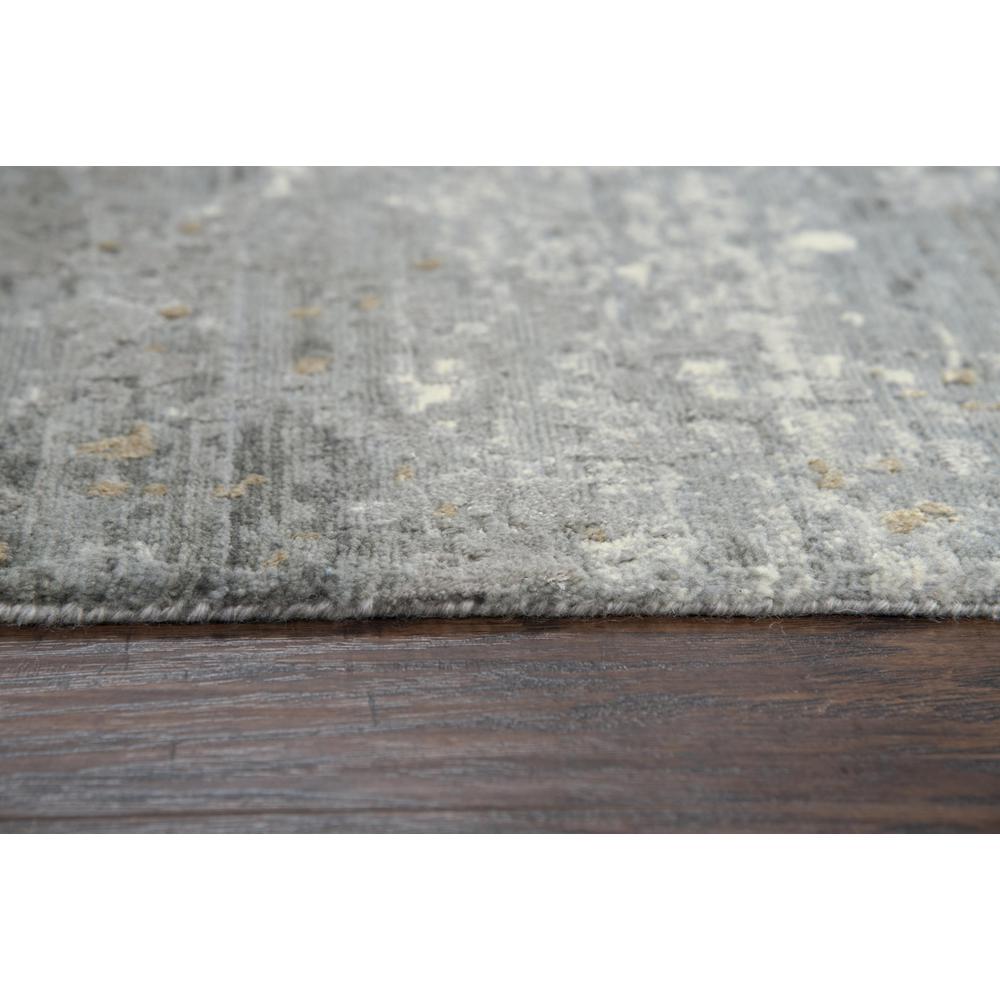 Hybrid Cut Pile Wool/ Tencel Rug, 2'6" x 10'