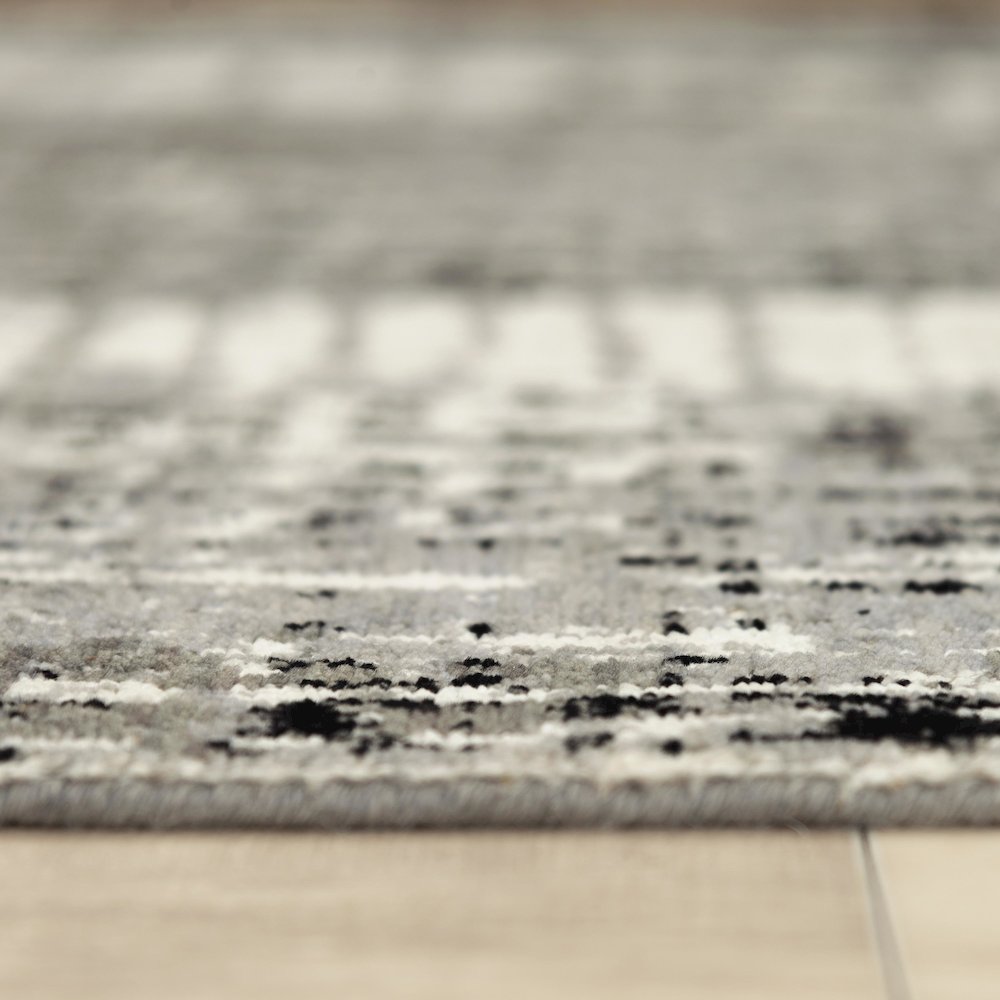 Hybrid Cut Pile Wool/ Tencel Rug, 5' x 8'