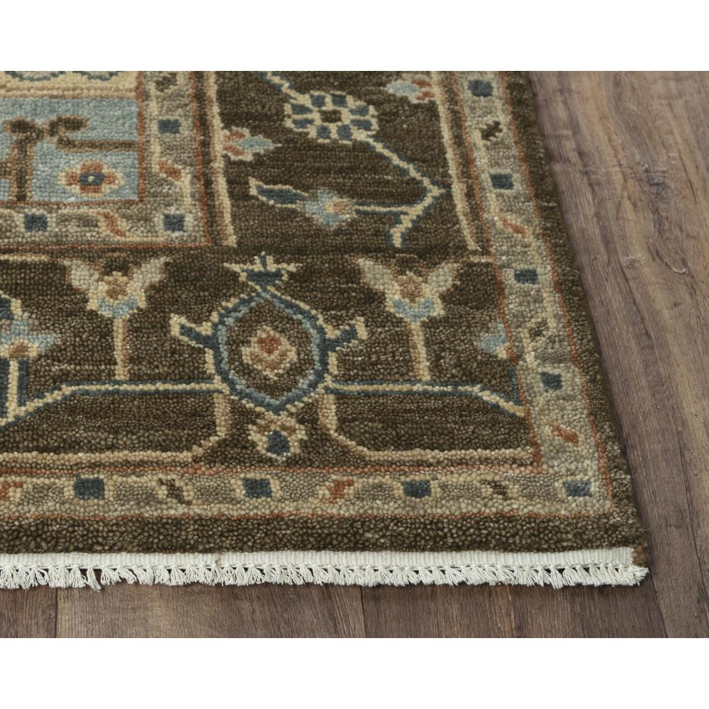 Hand Knotted Cut Pile Wool Rug, 6' x 9'