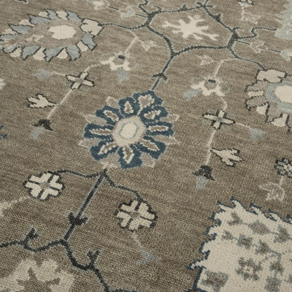 Hand Knotted Cut Pile Hand Spun Wool/ Tencel Rug, 8' x 10'