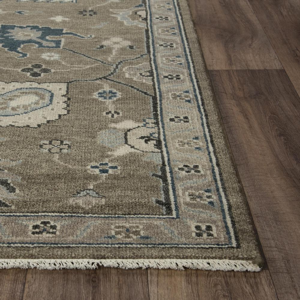 Hand Knotted Cut Pile Hand Spun Wool/ Tencel Rug, 8' x 10'