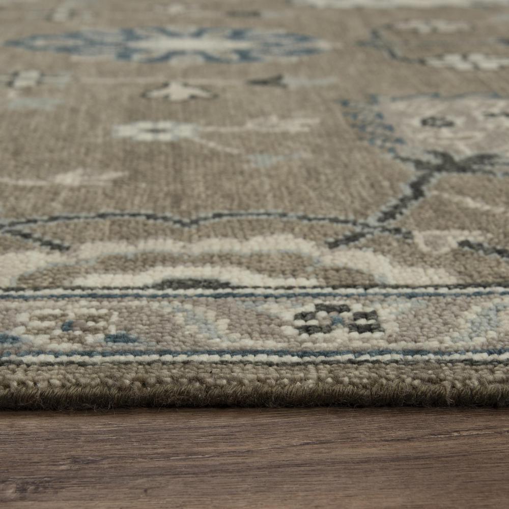 Hand Knotted Cut Pile Hand Spun Wool/ Tencel Rug, 8' x 10'