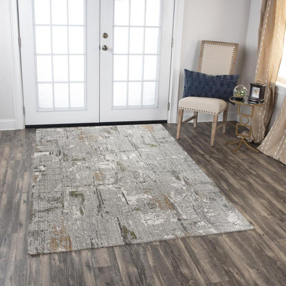 Machine/Hybrid Cut Pile Recycled Polyester Rug, 5'2" x 7'9"