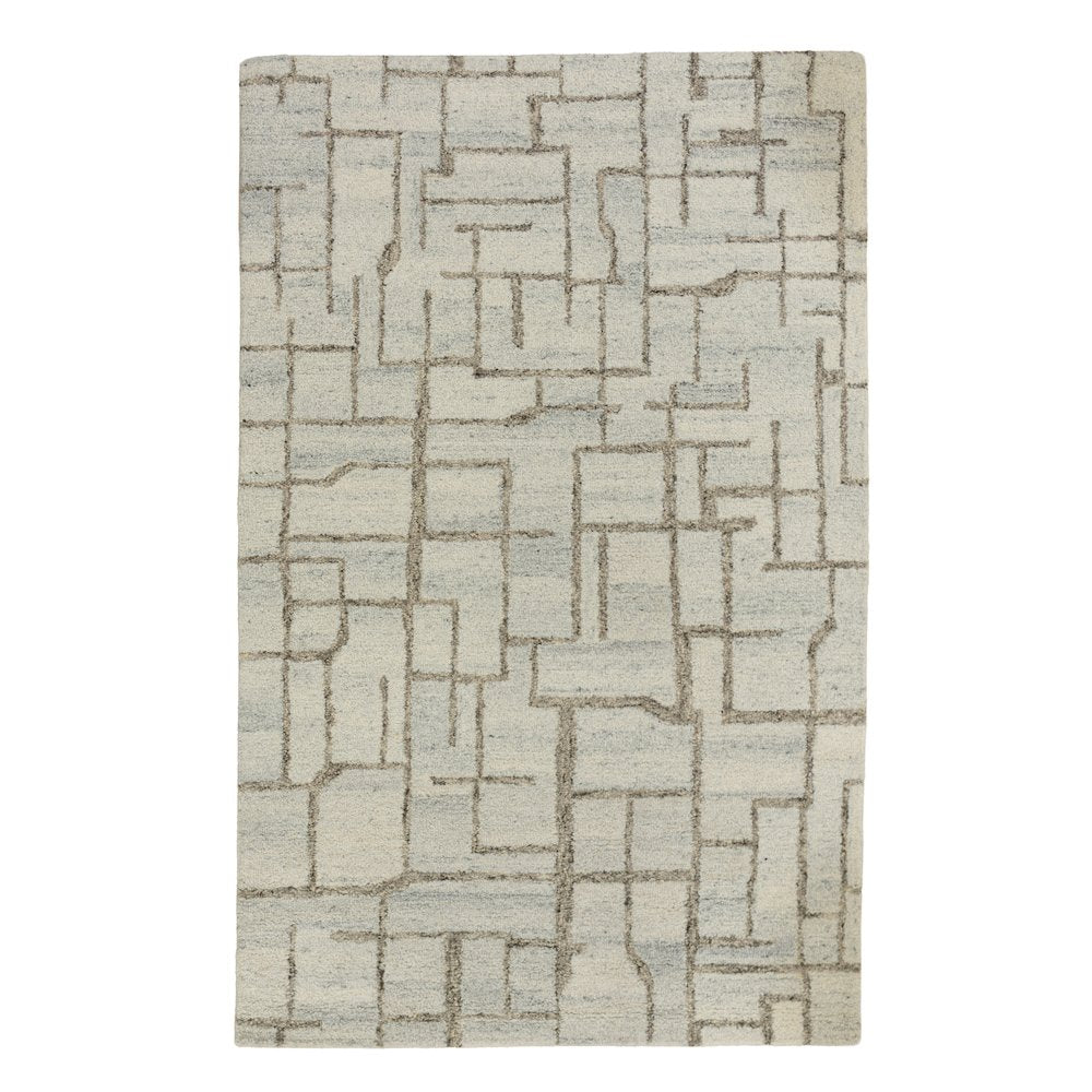 Transitional Abstract 8' x 10' Rug, Brown