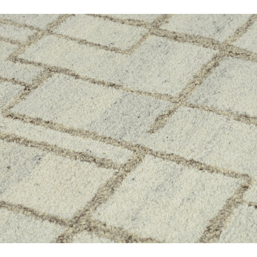 Transitional Abstract 8' x 10' Rug, Brown