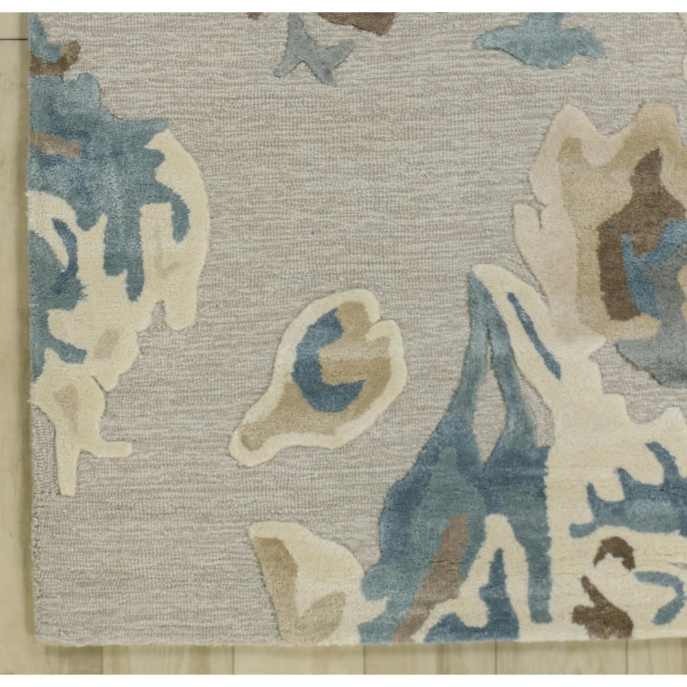 Transitional Abstract 8' x 10' Rug, Gray