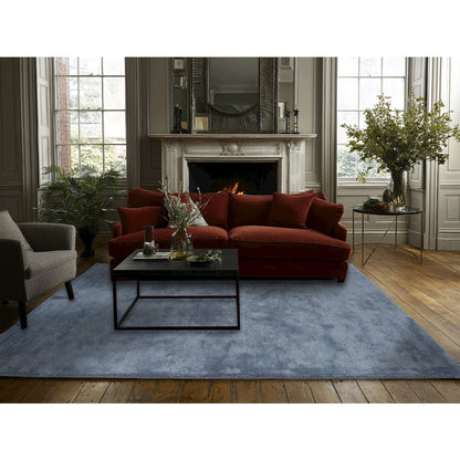 Casual Solid 8' x 10' Rug, Blue