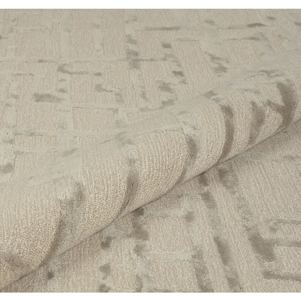 Modern Geometric 8' x 10' Rug, Cream