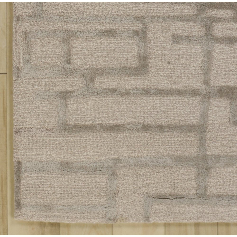 Modern Geometric 8' x 10' Rug, Cream