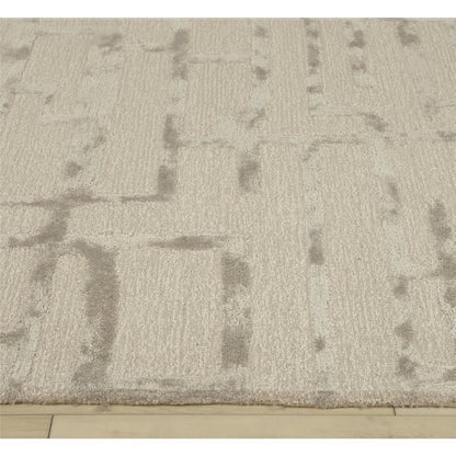 Modern Geometric 8' x 10' Rug, Cream