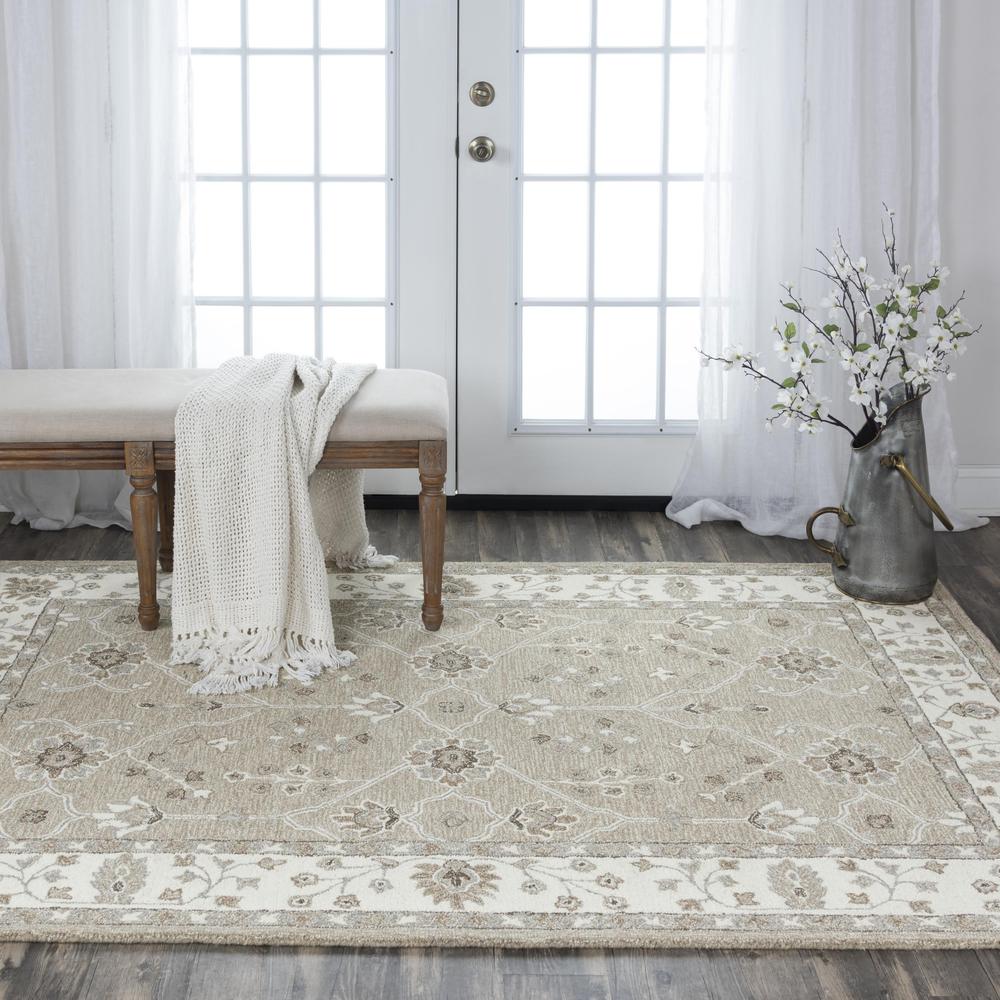 Hand Tufted Loop Pile Wool Internet Rug , 7'9" x 9'9"