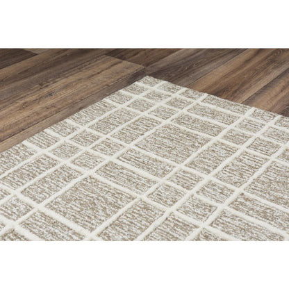 Hand Tufted Loop Pile Wool Internet Rug , 7'9" x 9'9"