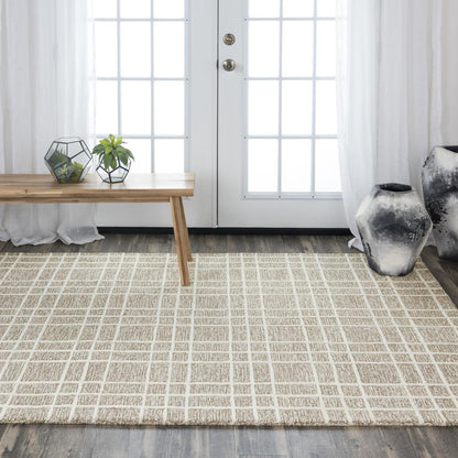 Hand Tufted Loop Pile Wool Internet Rug , 7'9" x 9'9"