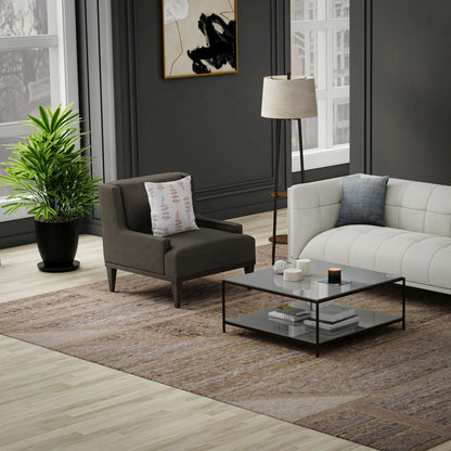 8' x 10' Hand-Tufted Rectangle Rug