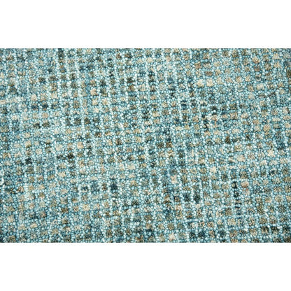 Hand Tufted Cut & Loop Pile Wool Rug, 2'6" x 8'