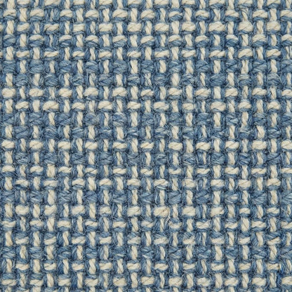 Blue Hand-Tufted Rectangle Rug with Casual Style and Cotton Backing