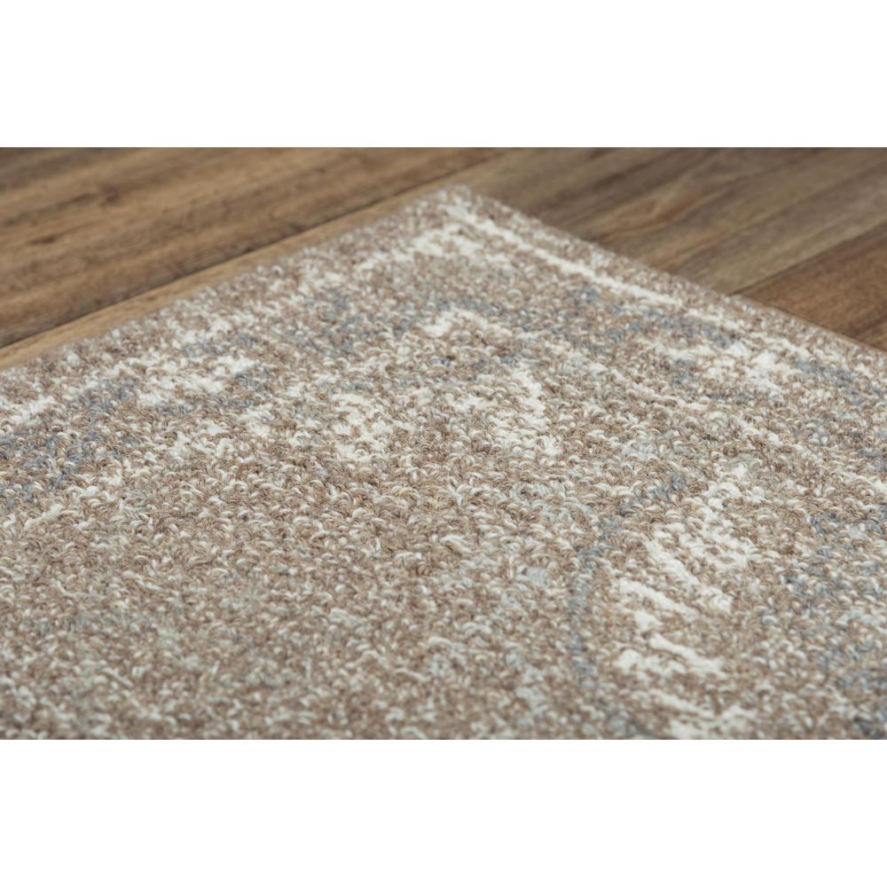 Hand Tufted Loop Pile Wool Rug, 8'9" x 11'9"