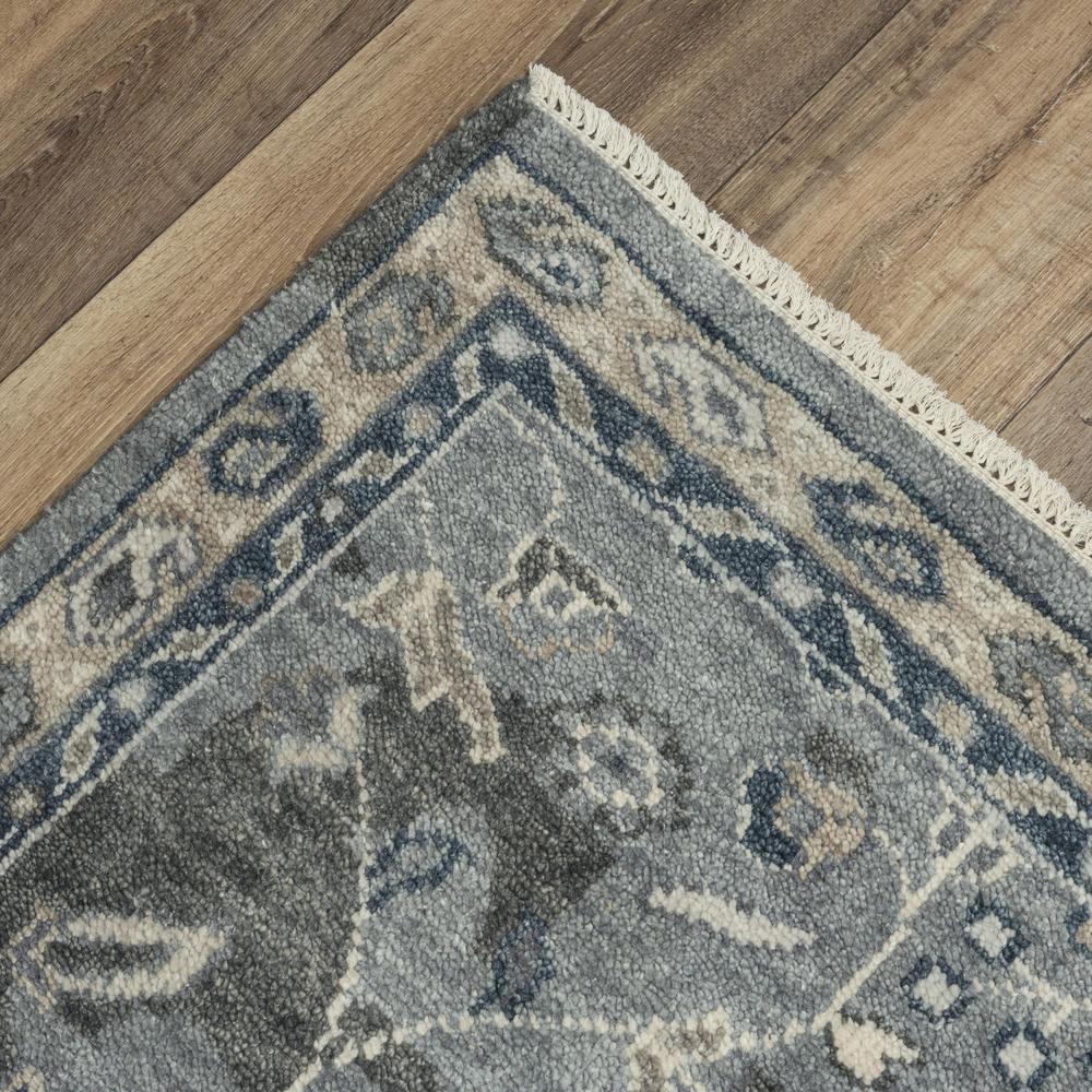 Hand Knotted Cut Pile Hand Spun Wool/ Tencel Rug, 9' x 12'