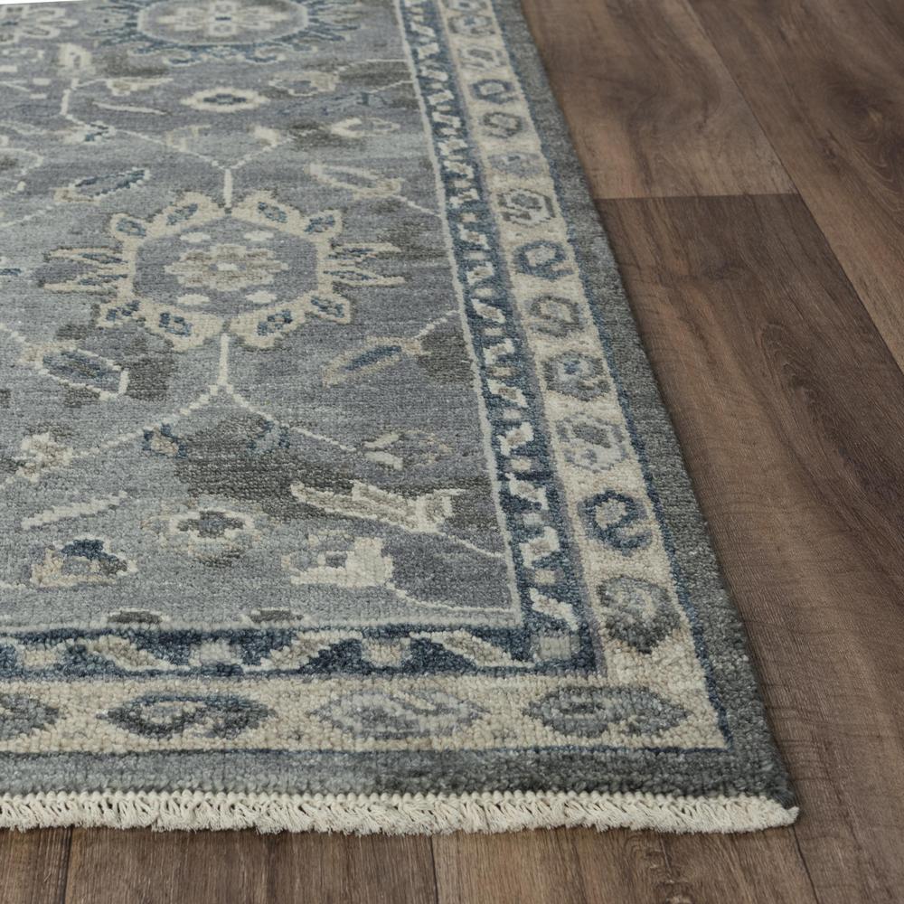 Hand Knotted Cut Pile Hand Spun Wool/ Tencel Rug, 9' x 12'