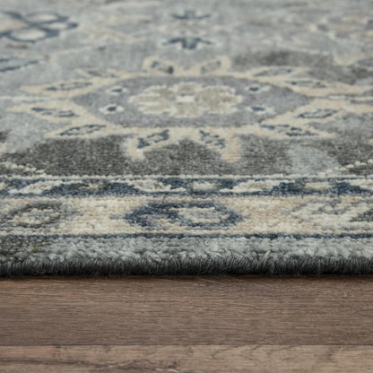 Hand Knotted Cut Pile Hand Spun Wool/ Tencel Rug, 9' x 12'