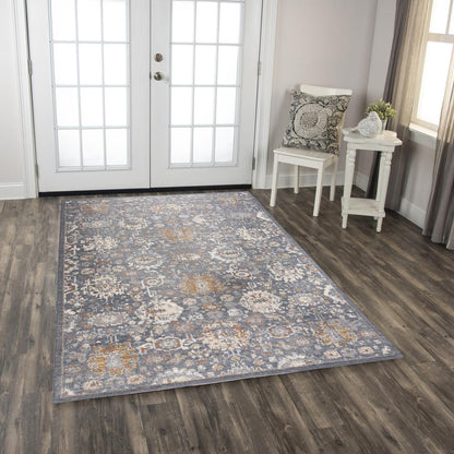 Power Loomed Cut Pile Wool Rug, 5' x 8'