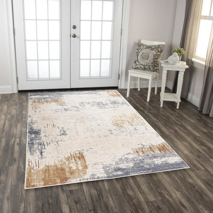 Power Loomed Cut Pile Wool Rug, 5' x 8'