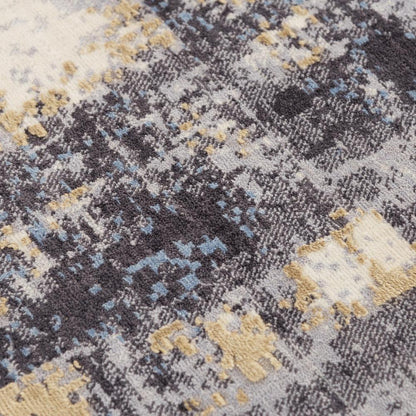 Hybrid Cut Pile NZ Wool/ Tencel Blend Rug, 2'6" x 10'