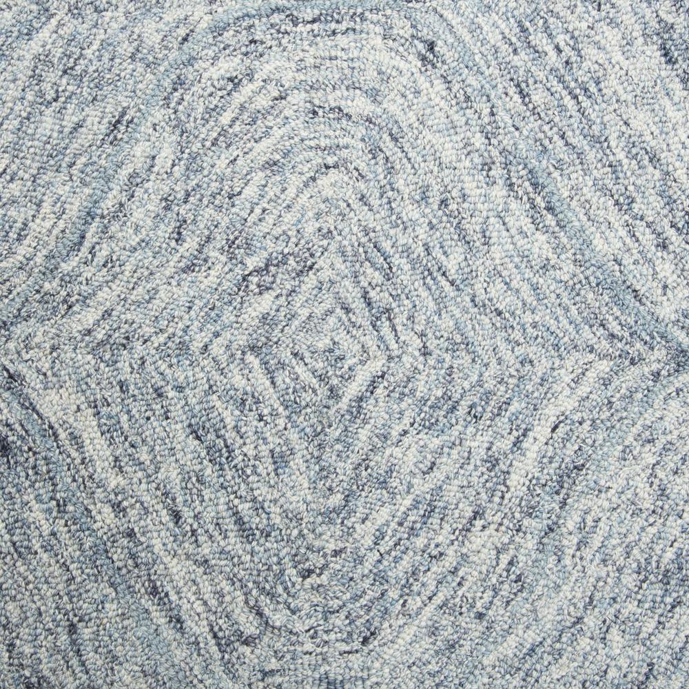 Hand Tufted Loop Pile Wool Rug, 5' x 8'
