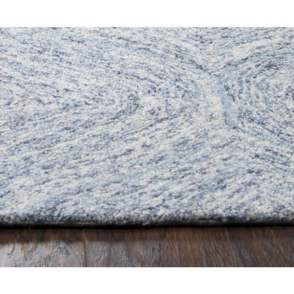 Hand Tufted Loop Pile Wool Rug, 5' x 8'